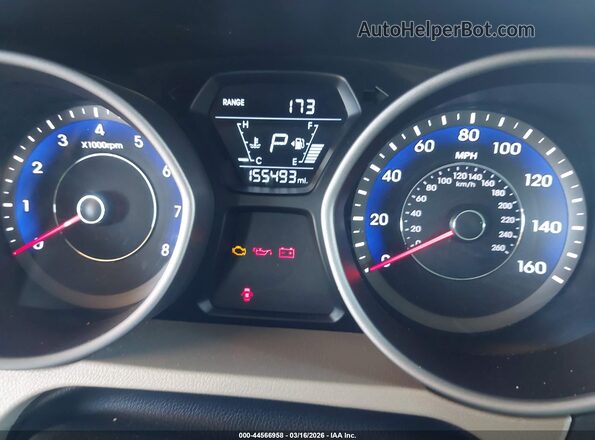 KMHDH4AE6GU491541 2016 HYUNDAI ELANTRA Blue Widok tylnych siedzeń