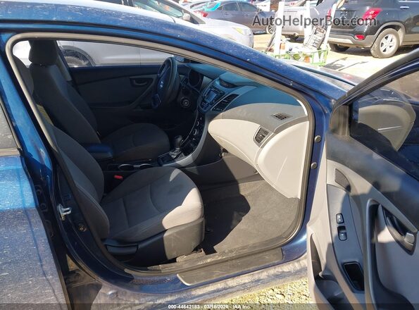 KMHDH4AE8GU480752 2016 HYUNDAI ELANTRA Blue 