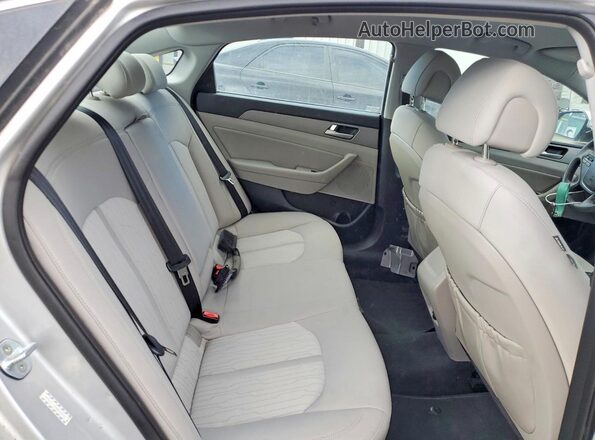 KMHE24L12GA019970 2016 HYUNDAI SONATA Silver Հետևի նստատեղերի տեսք