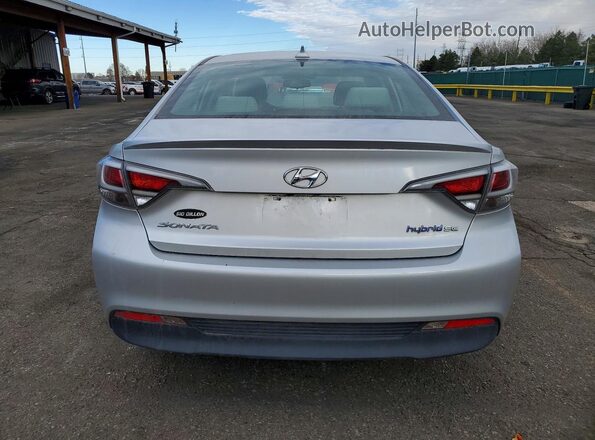 KMHE24L12GA019970 2016 HYUNDAI SONATA Silver Հետևի տեսք