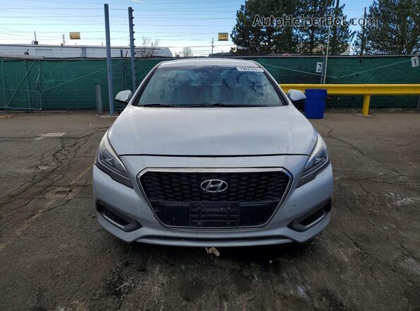 KMHE24L12GA019970 2016 HYUNDAI SONATA Silver Դիմացի տեսք