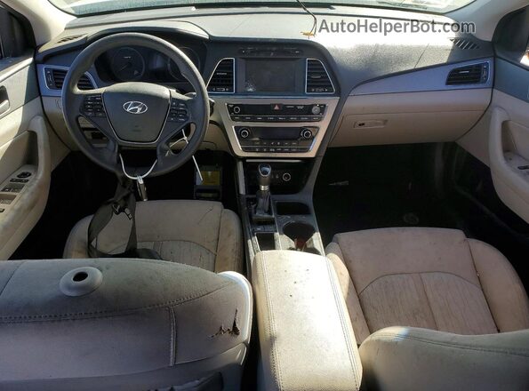 KMHE24L17HA058099 2017 HYUNDAI SONATA White 