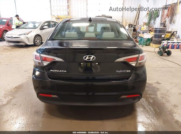 KMHE24L31HA066541 2017 HYUNDAI SONATA HYBRID Black 