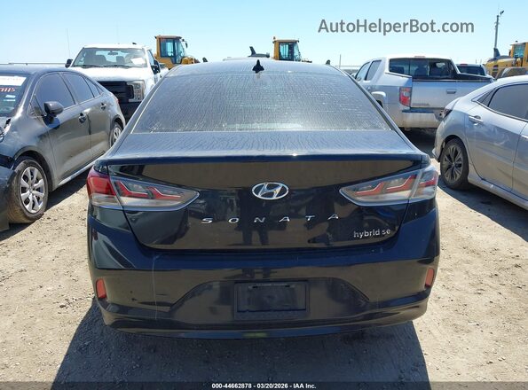 KMHE24L32KA091147 2019 HYUNDAI SONATA HYBRID Black 