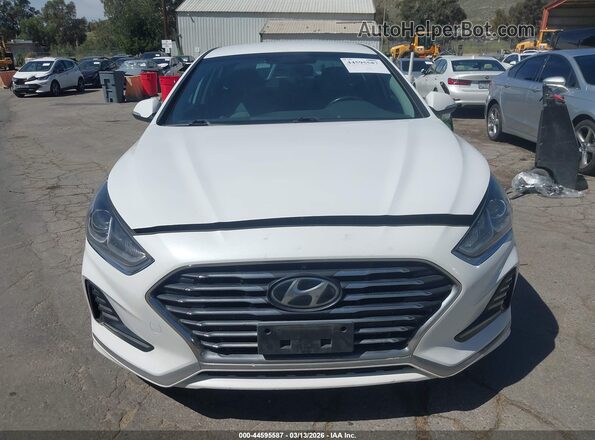 KMHE24L33JA080978 2018 HYUNDAI SONATA HYBRID White 