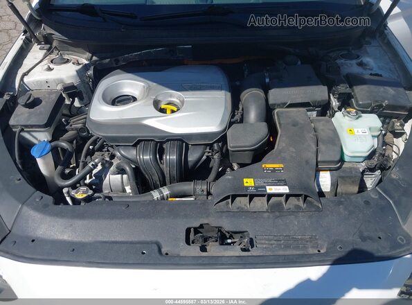 KMHE24L33JA080978 2018 HYUNDAI SONATA HYBRID White 