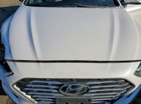 KMHE24L37KA089474 2019 HYUNDAI SONATA White Rear interior view