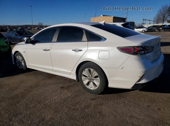 KMHE24L37KA089474 2019 HYUNDAI SONATA White Rear left