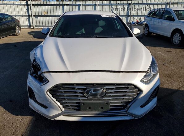 KMHE24L37KA089474 2019 HYUNDAI SONATA White Front view