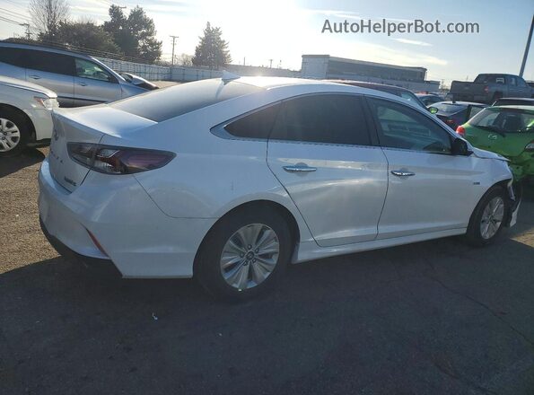 KMHE24L37KA089474 2019 HYUNDAI SONATA White Rear right