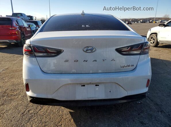 KMHE24L37KA089474 2019 HYUNDAI SONATA White Rear view