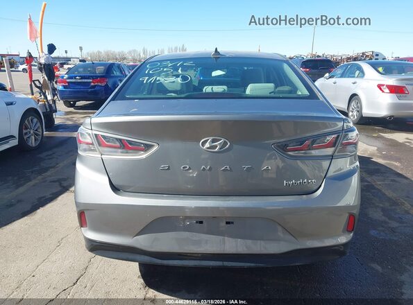 KMHE24L38KA084526 2019 HYUNDAI SONATA HYBRID Silver 