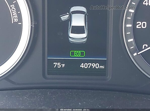 KMHE24L3XJA082520 2018 HYUNDAI SONATA HYBRID Gray 