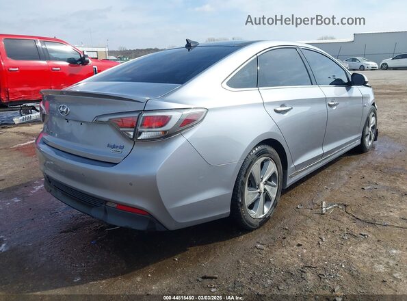 KMHE34L14HA050765 2017 HYUNDAI SONATA HYBRID Серый Задняя правая четверть