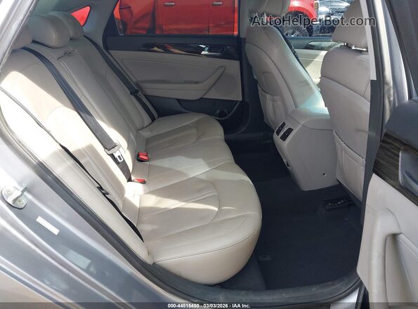 KMHE34L14HA050765 2017 HYUNDAI SONATA HYBRID Серый Вид наклейки с VIN-кодом