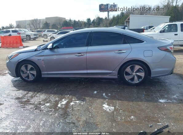 KMHE34L14HA050765 2017 HYUNDAI SONATA HYBRID Серый Панорамный вид салона 360°