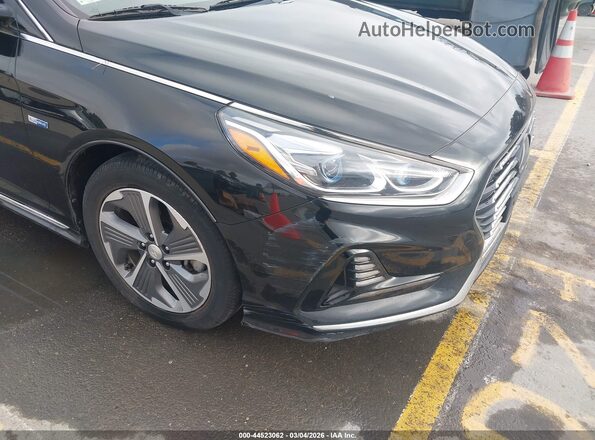 KMHE34L34KA092636 2019 HYUNDAI SONATA HYBRID Черный Вид спереди