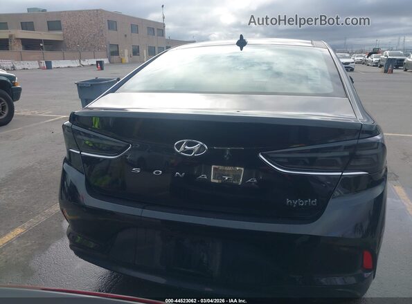 KMHE34L34KA092636 2019 HYUNDAI SONATA HYBRID Черный 