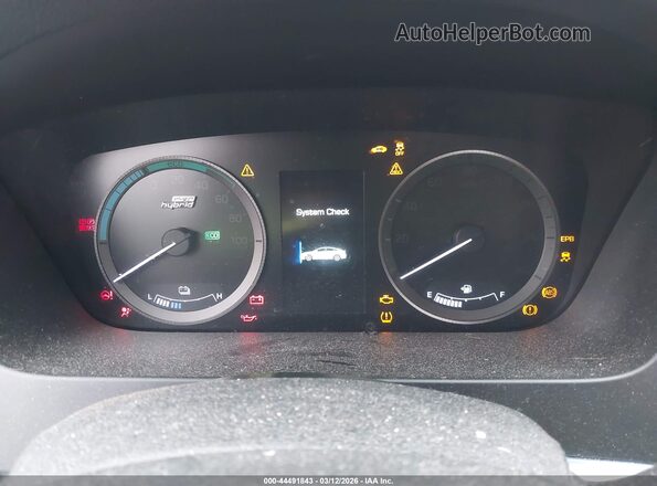 KMHE54L27HA071371 2017 HYUNDAI SONATA PLUG-IN HYBRID Black Widok tylnych siedzeń