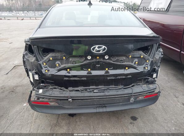 KMHE54L27HA071371 2017 HYUNDAI SONATA PLUG-IN HYBRID Black Widok z przodu