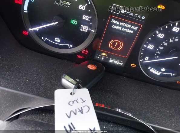 KMHE54L27HA071371 2017 HYUNDAI SONATA PLUG-IN HYBRID Black Widok deski rozdzielczej