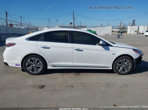 KMHE54L27KA090123 2019 HYUNDAI SONATA PLUG-IN HYBRID White სალონის 360-გრადუსიანი ხედი