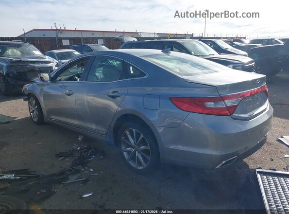 KMHFG4JG2GA502985 2016 HYUNDAI AZERA Gray Vista del cuadro de instrumentos