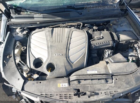 KMHFG4JG2GA502985 2016 HYUNDAI AZERA Gray Vista del compartimento del motor