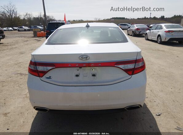 KMHFG4JG2HA574688 2017 HYUNDAI AZERA White 