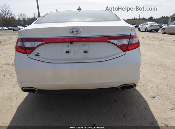 KMHFG4JG2HA574688 2017 HYUNDAI AZERA White 