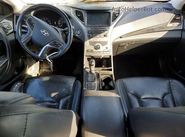 KMHFG4JG7HA589042 2017 HYUNDAI AZERA Gray Vista del salpicadero