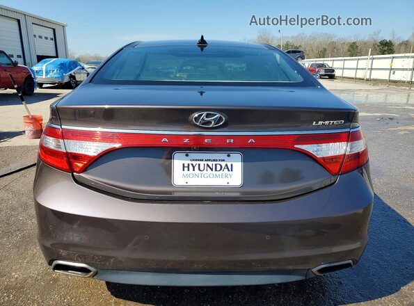 KMHFH4JG2GA527205 2016 HYUNDAI AZERA Brown 