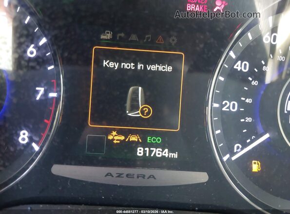 KMHFH4JG3GA550217 2016 HYUNDAI AZERA Black 