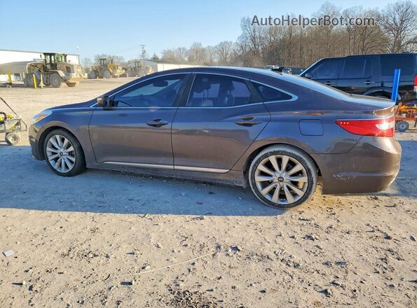 KMHFH4JG5HA572575 2017 HYUNDAI AZERA Gray Trasero izquierdo