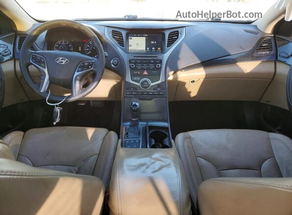 KMHFH4JG5HA572575 2017 HYUNDAI AZERA Gray Vista del salpicadero