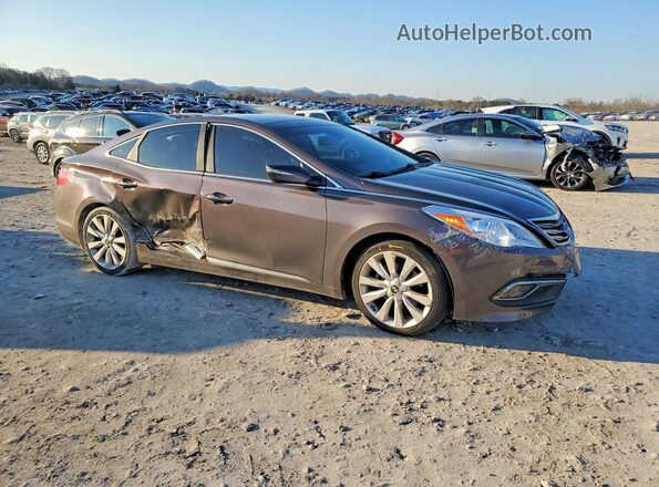 KMHFH4JG5HA572575 2017 HYUNDAI AZERA Gray Delantero derecho
