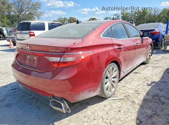 KMHFH4JG7GA525692 2016 HYUNDAI AZERA Red Հետևի աջ