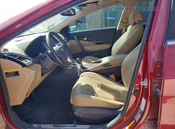KMHFH4JG7GA525692 2016 HYUNDAI AZERA Red Սալոնի դիմացի տեսք