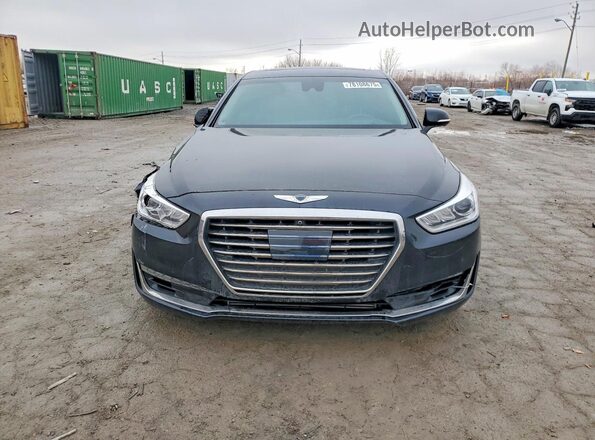 KMHG34JA2HU025826 2017 GENESIS G90 Black Widok z przodu