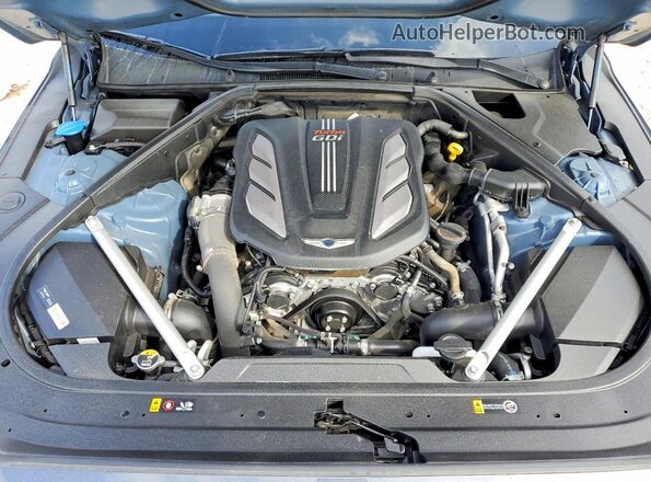 KMHG34JA5HU024248 2017 GENESIS G90 Gray Rear interior view