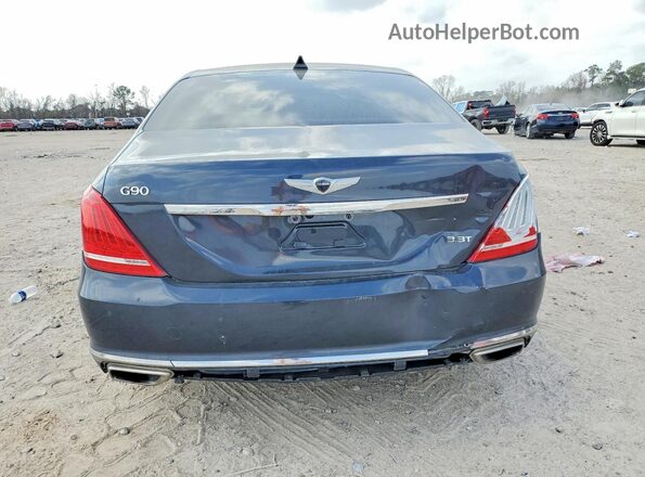 KMHG34JA5HU024248 2017 GENESIS G90 Gray Rear view