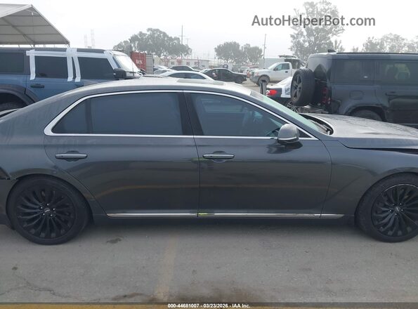 KMHG34JA8JU044841 2018 GENESIS G90 Gray 