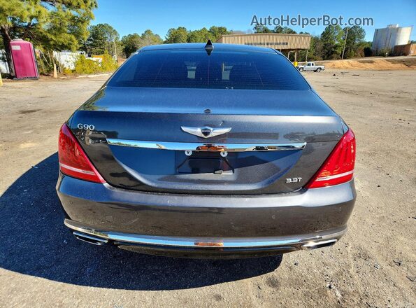 KMHG34JAXKU051274 2019 GENESIS G90 Charcoal Հետևի տեսք
