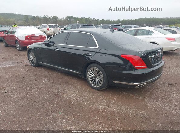 KMHG54JH8JU049299 2018 GENESIS G90 Black Rear left