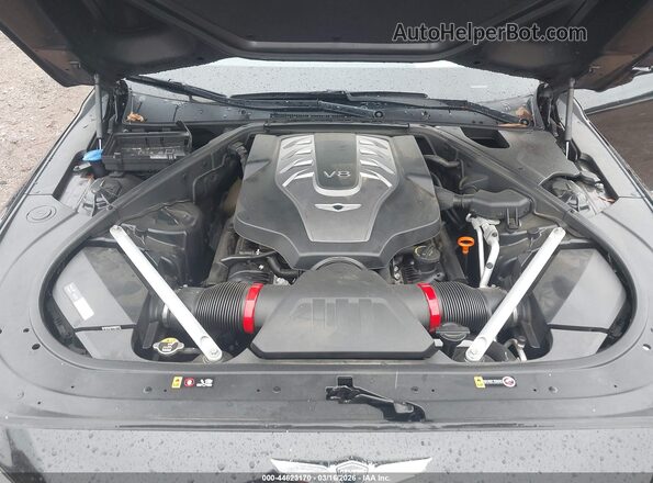 KMHG54JH8JU049299 2018 GENESIS G90 Black Rear view
