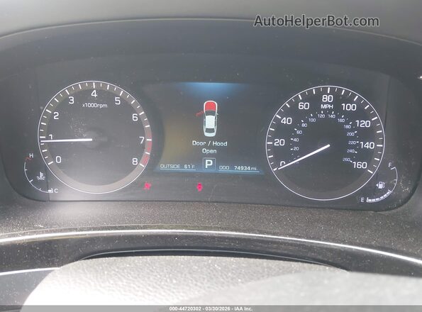 KMHGH4JH8GU106357 2016 HYUNDAI EQUUS White 