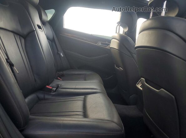KMHGN4JB4JU215958 2018 GENESIS G80 Gray Vista de los asientos traseros