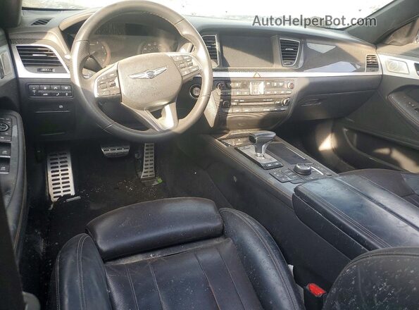 KMHGN4JB4JU215958 2018 GENESIS G80 Gray Vista del salpicadero