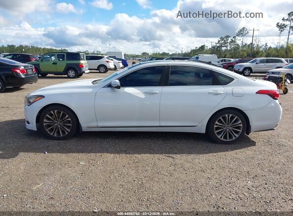 KMHGN4JE1GU107266 2016 HYUNDAI GENESIS White 