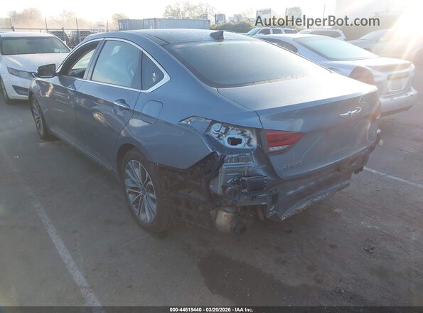 KMHGN4JE2GU106465 2016 HYUNDAI GENESIS Blue Հետևի ձախ